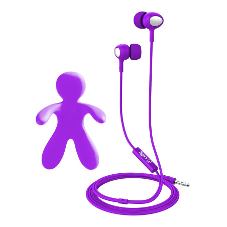 Auricolari e supporto celly cesareaugusto viola [cesareaugustopr]