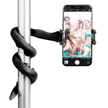 Selfie stick celly snake bastone per selfie universale nero