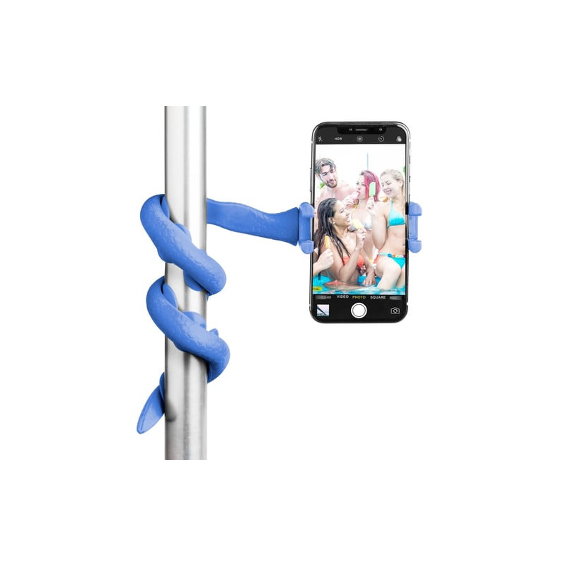Selfie stick celly snake bastone per selfie universale blu