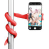 Selfie stick celly snake bastone per selfie universale rosso