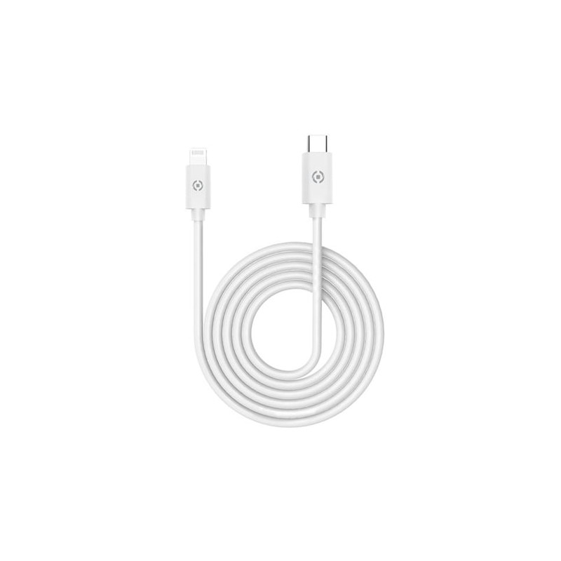 Cavo lightning celly usblighttypecwh bianco usb c lightning 1 m