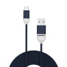 Cavo micro usb pantone 1,5 m ciano [pt-mc001-5n]