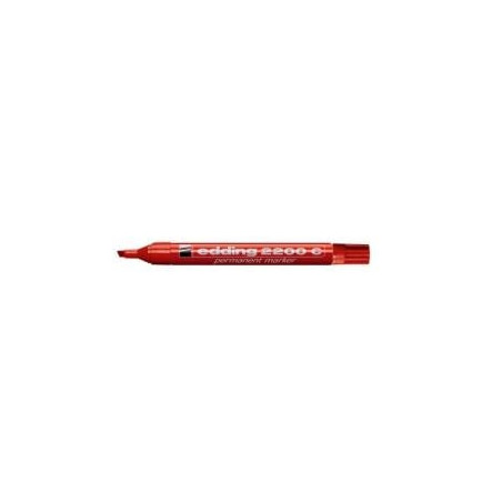 Marcatore edding 2200c rosso p.scalpello [e-2200 002]