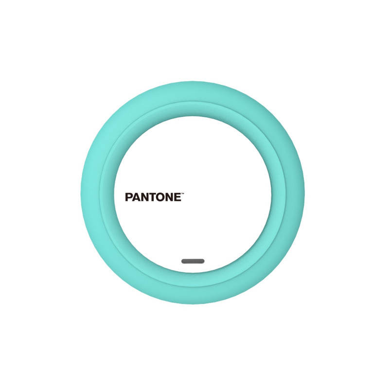 Caricabatteria wireless pantone qi ciano [pt-wc001l]