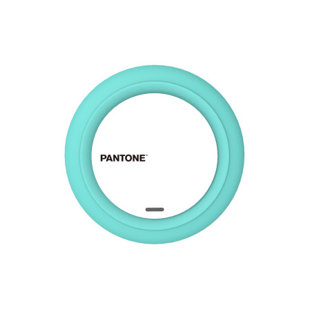 Caricabatteria wireless pantone qi ciano [pt-wc001l]