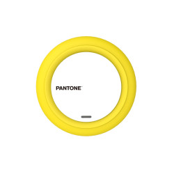 Caricabatteria wireless pantone qi giallo [pt-wc001y]