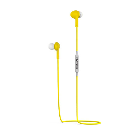 Auricolari pantone bluetooth giallo [pt-we001y]