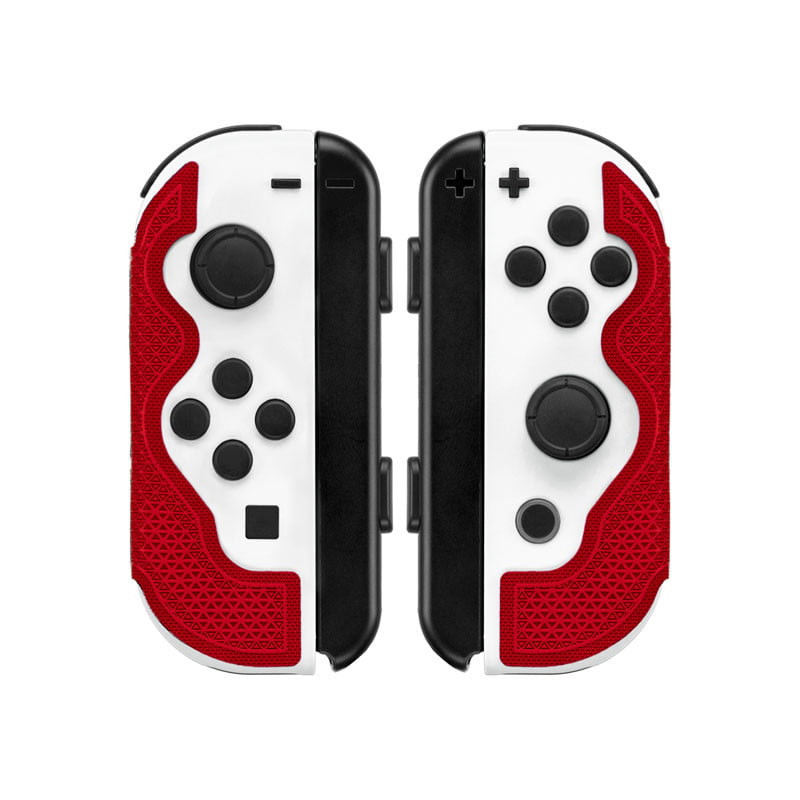 Controller lizard skins per nintendo switch joy-con grip rosso