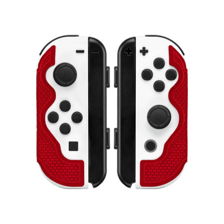 Controller lizard skins per nintendo switch joy-con grip rosso