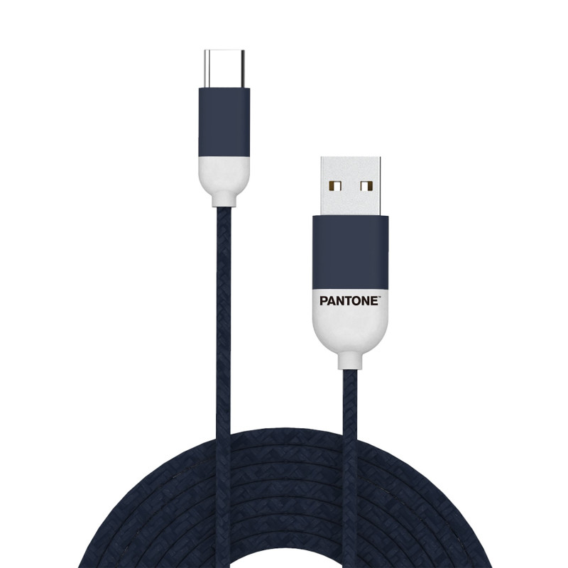 Cavo usb pantone type-c 1,5m navy [pt-tc001-5n]