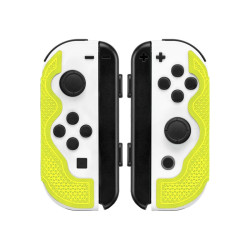 Adesivi controller lizard skins switch joy-con - neon nero/bianco/giallo