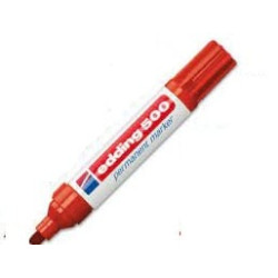 Marcatore edding 500 rosso p.scalpello [e-500 002]
