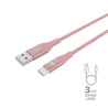 Cavo usb celly usb-c 3 m rosa [usbtypeccol3mpk]