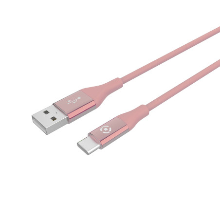 Cavo usb celly usb-c rosa [usbtypeccolorpk]