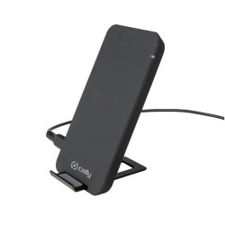 Caricabatterie wireless celly wlfaststandbk nero