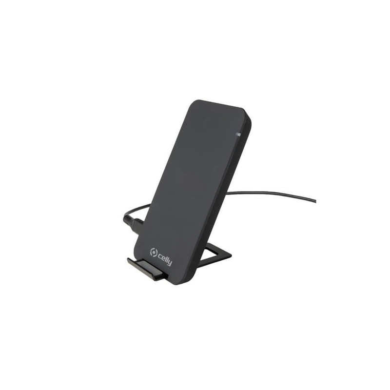 Caricabatterie wireless celly wlfaststandbk nero