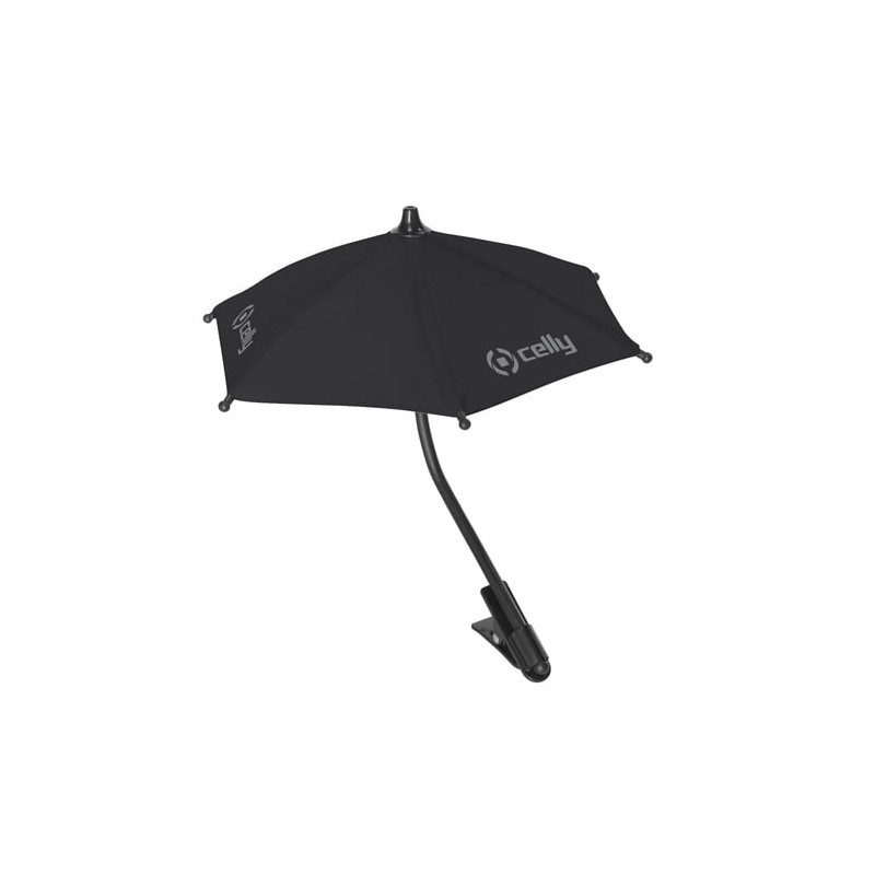 Celly umbrella for smartphone nero