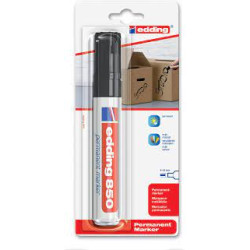 Marcatore edding 850 nero ps 5-16mm permanente [e-850 001]