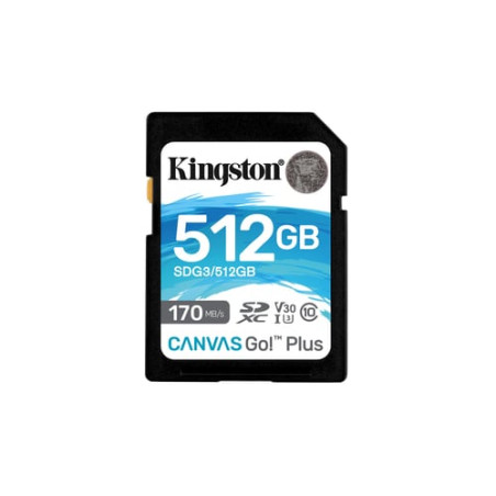 512gb scheda sd kingston technology canvas go! plus classe 10 uhs-i