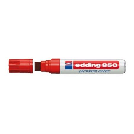 Marcatore edding 850 rosso ps 5-16mm permanente [e-850 002]