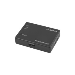Switch hdmi lanberg 3xhdmi port micro usb nero [avlagvs00000001]