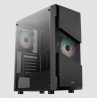 Case aerocool minaccia saturno rgb middle tower nero [aeropgsmenace-rgb-g]