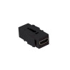 Accoppiatore keystone logilink hdmi con ripetitore nero