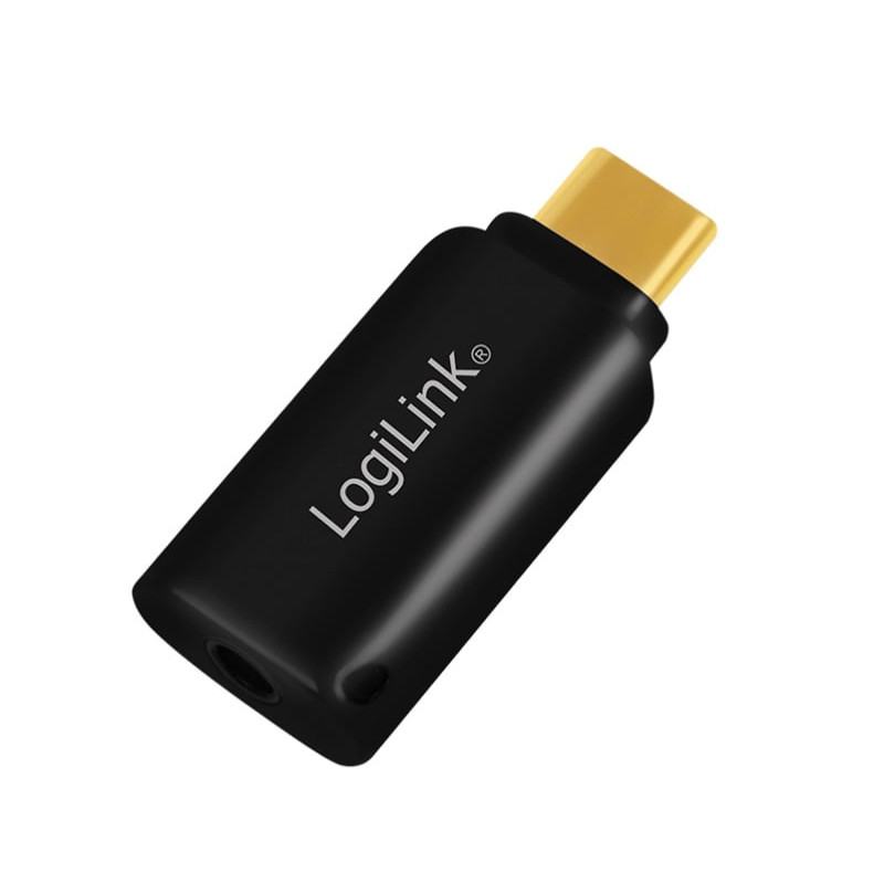 Adattatore logilink convertitore audio portatile da usb-c a 3,5