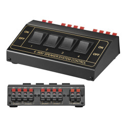 Interruttore altoparlante goobay avs 12-4 a 4 vie