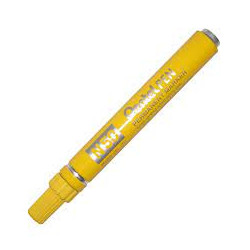 Marcatore pentel pen n50 giallo p.tonda [n50-g]