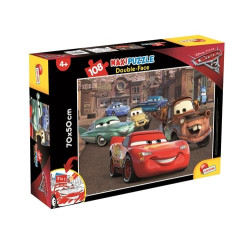 Puzzle lisciani maxi double face disney cars 70x50 pezzi 108 [8008324063963]