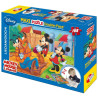 Puzzle lisciani maxi double face 108 pezzi - disney mickey mouse