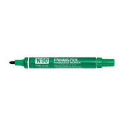 Marcatore pentel pen n50 verde p.tonda [n50-d]