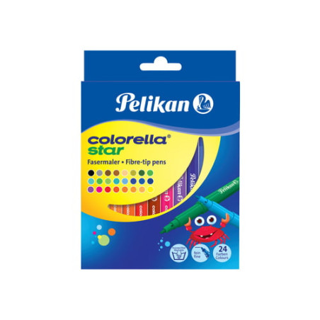 Marcatore pelikan colorella star c302 fine multicolore 24 pezzo(i)