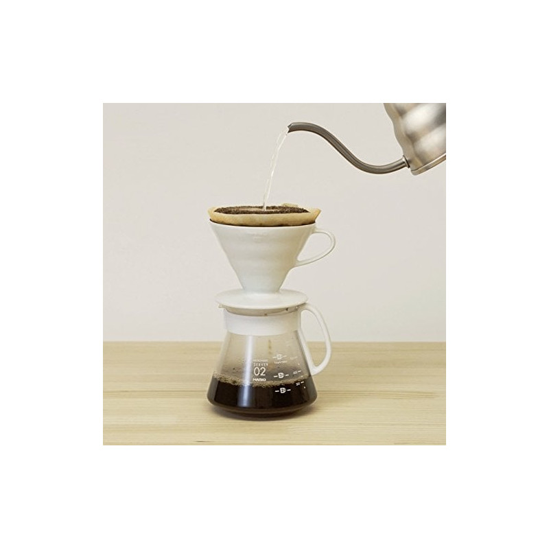 Dripper hario v60 bianco [4977642020290]