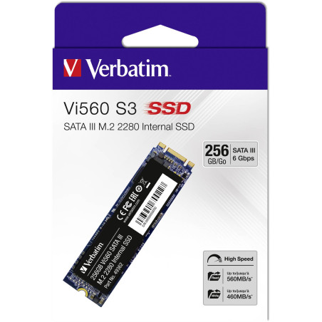 Ssd 256gb verbatim 520/560 vi560 m.2 sata [49362]