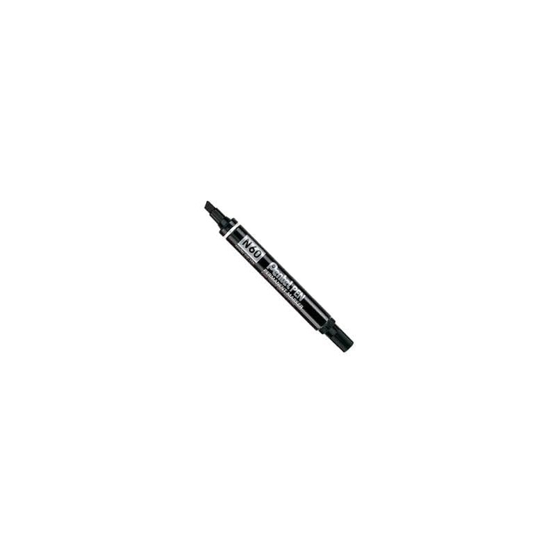 Marcatore pentel pen n60 nero p.scalpello [n60-a]
