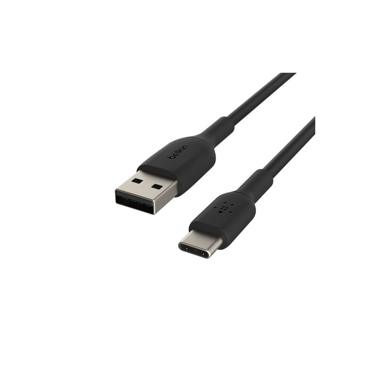 Cavo belkin usb-c/usb-a 2m pvc, nero [cab001bt2mbk]