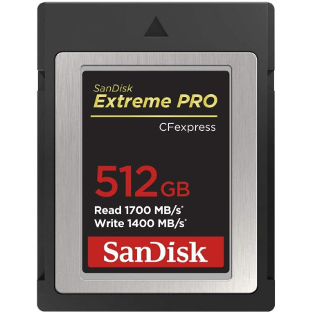 512gb scheda cf express sandisk type 2 extreme pro [sdcfe-512g-gn4nn]