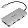 Hub usb targus usb-c 4porte usb-a hub grigio [nutarus4p000002]