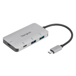Hub usb targus usb-c con 4porte argento [nutarus4p000003]