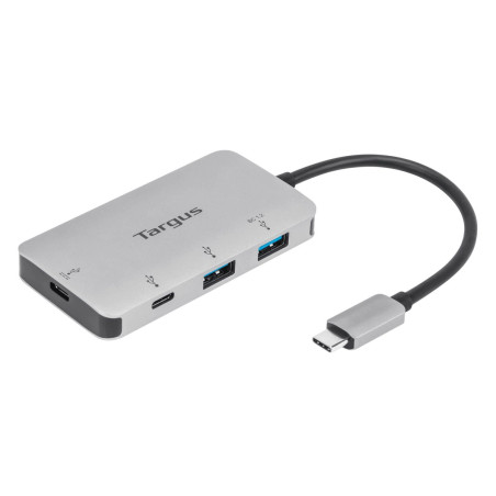 Hub usb targus usb-c con 4porte argento [nutarus4p000003]