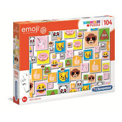 Puzzle clementoni emoji super colore 104pz [wzclet0uc027285]