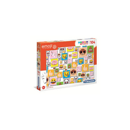 Puzzle clementoni emoji super colore 104pz [wzclet0uc027285]