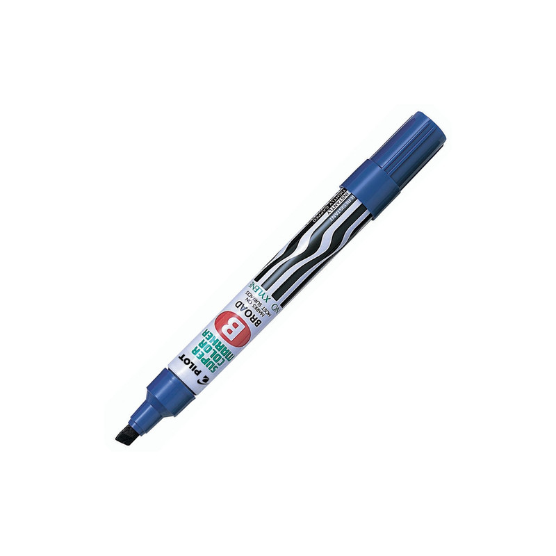 Marcatore super color permanent blu p.scalpello 2-4,5mm [002420]