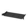 Mensola armadio rack techly 19'' 150mm 1u nero 2 punti