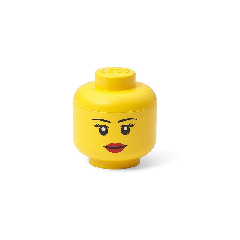 Room copenhagen contenitore lego head girl, mini [40331725]