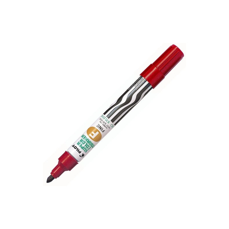 Marcatore super color permanent rosso p.tonda fine [002413]