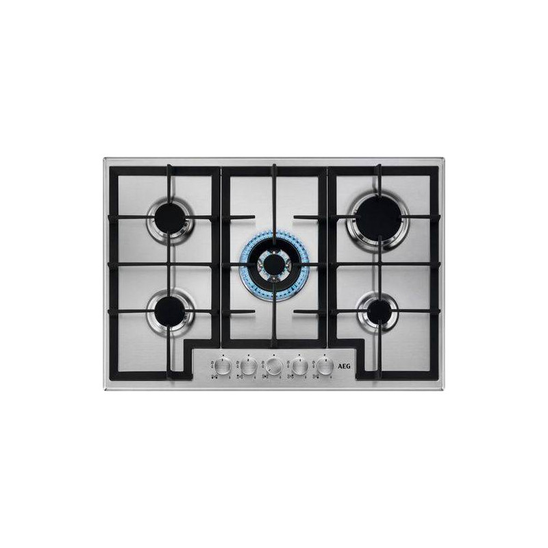 Piano cottura a gas aeg hgb75400sm