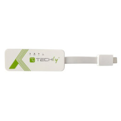 Adattatore techly usb-c ethernet gigabit rj45 lan